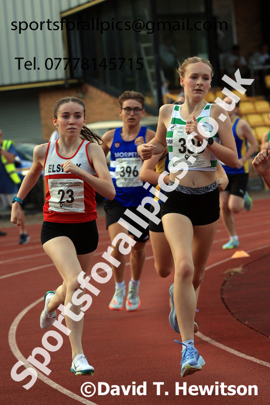 800 metres, 2025 NEGP No 6 Monkton, Wednesday, August 13th.  Photo: David T. Hewitson/Sports for All Pics